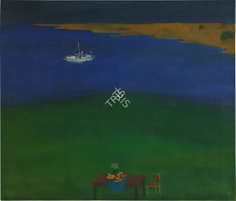 Khakhar, Bhupen (Artist). Savita, n.d. | Painting, So.NeY/18.03.24, 2024 · Sotheby's