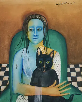 Anjolie Ela Menon (Artist), Untitled, 2019, Painting