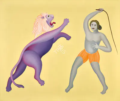 Bawa, Manjit (Artist). Untitled, n.d. | Painting, 2019 · Asta Guru