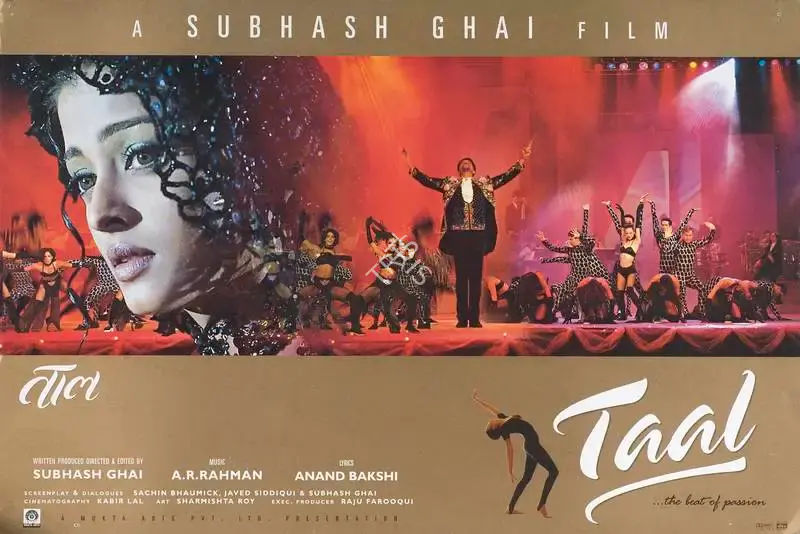 Kabir Lal (Cinematographer), Taal, 1999, Lobby Card