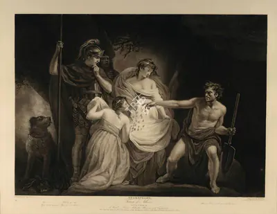 After John Opie (Artist), Timon of Athens, 1799, Aquatint