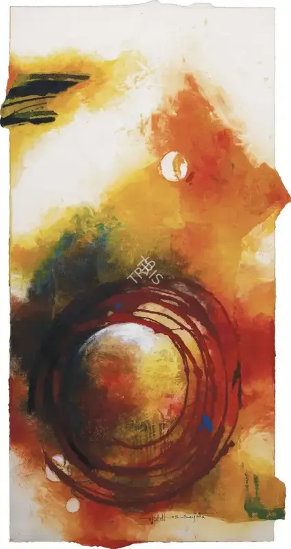 Sujata Bajaj (Artist), Fire, 2005, Painting