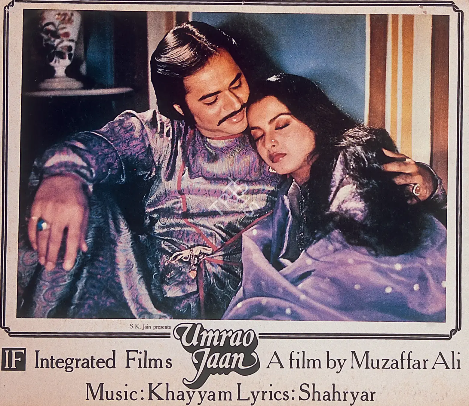 Muzaffar Ali (Producer), Umrao Jaan, 1981, Photographic Still Mounted on Lobby Card