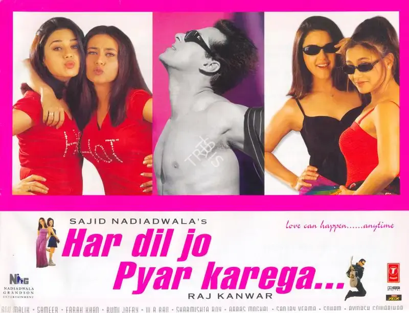 Sajid Nadiadwala (Producer), Har Dil Jo Pyar Karega, 2000, Song-Synopsis Booklet
