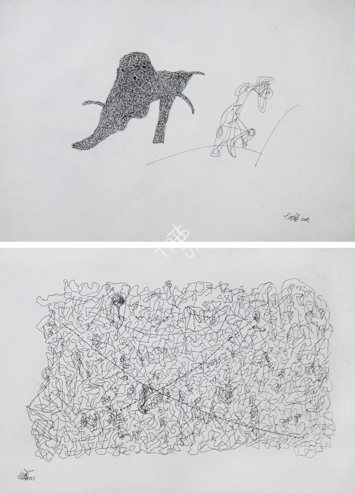 Himmat Shah (Artist), Untitled, 2002, Drawing