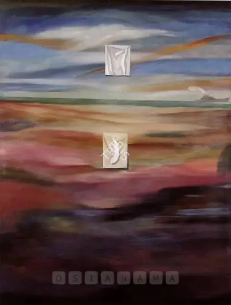 Sudarshan Shetty (Artist), Two Empty Claims, 2005, Painting
