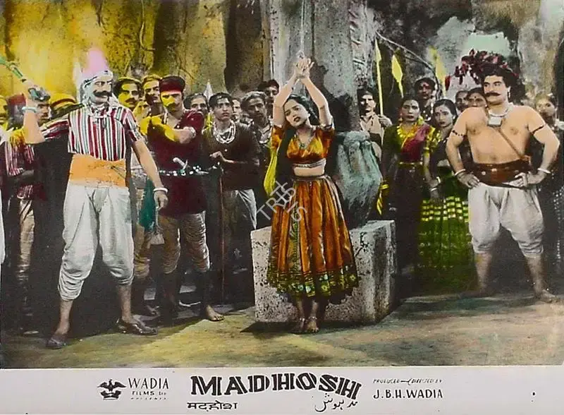 R.D. Mathur (Cinematographer), Madhosh, 1951, Lobby Card