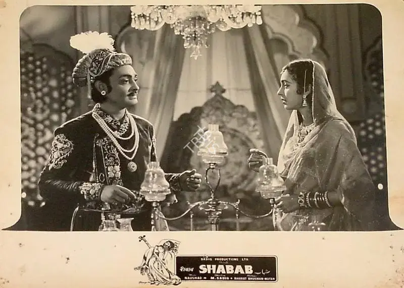 M. Sadiq (Director), Shabab, 1954, Lobby Card