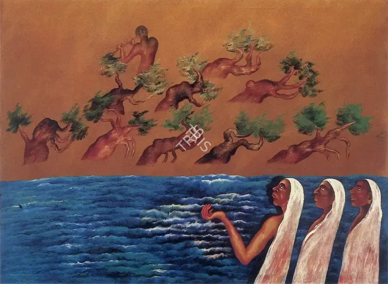 Arpana Caur (Artist), Windows of Vrindaban, 1987, Painting