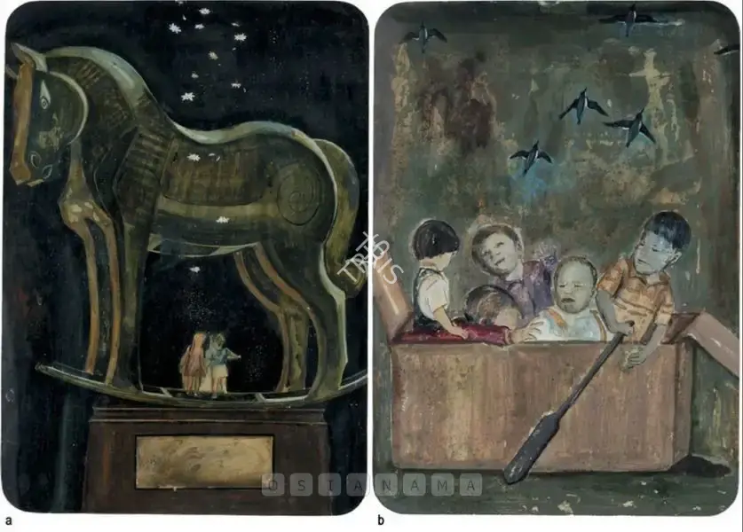 Reena Saini (Artist), Orchard Of Home Grown Secrets II, Orchard Of Home Grown Secrets II (Verso), 1998, Painting