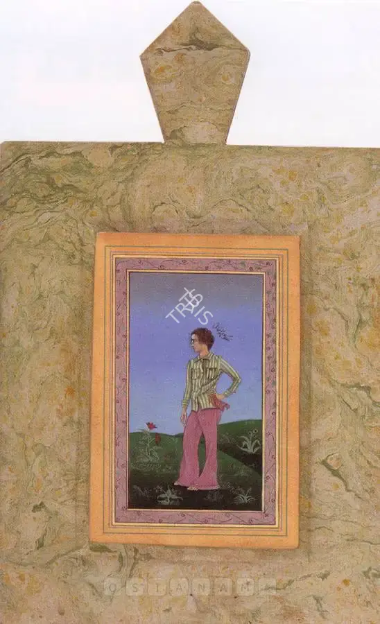 Imran Qureshi (Artist), The Artist's Younger Brother, 1995, Painting