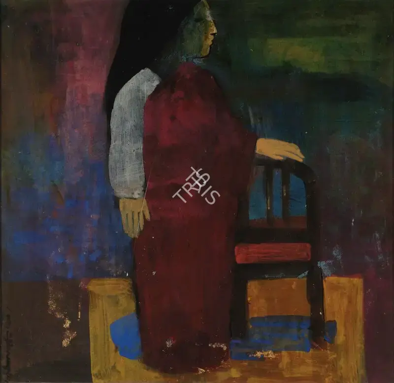 Ganesh Pyne (Artist), Untitled, 1966, Painting