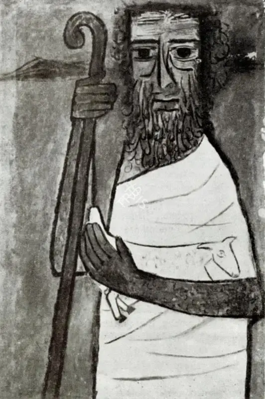 G. Madurai Muthu (Artist), Moses, Painting
