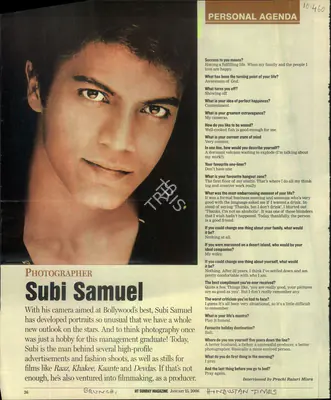Prachi Raturi Misra (Reporter), Subi Samuel, 2006, Newspaper Clipping