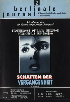Moving Pictures Berlinale Film Festival, 1992, International Film Festival Catalogue