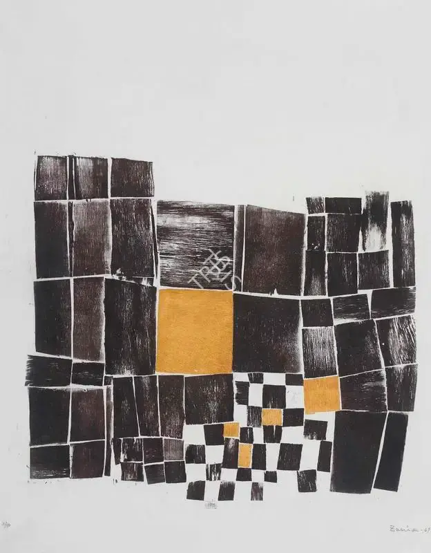 Zarina Hashmi (Artist), Untitled, 1969, Print