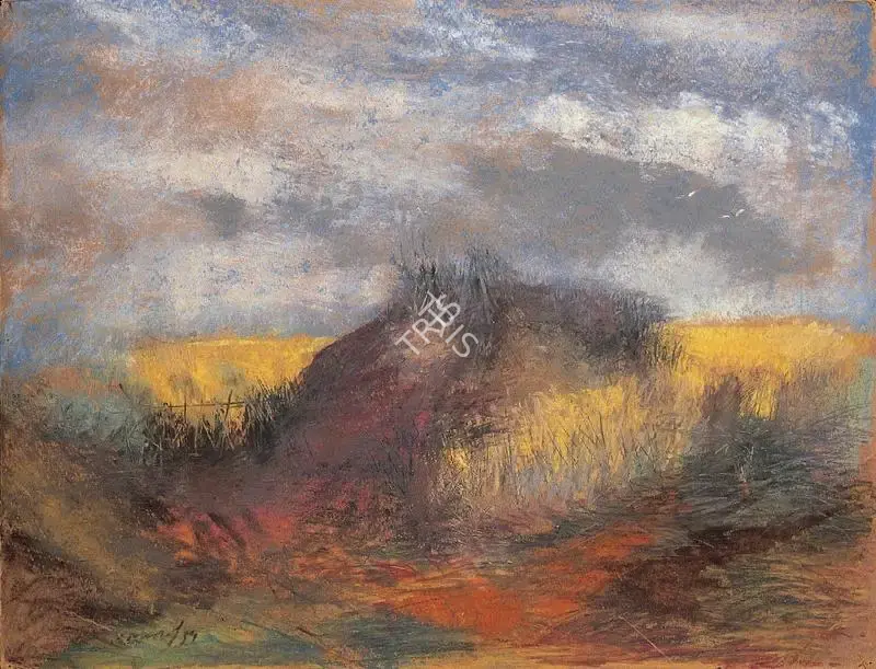 Gopal Ghose (Artist), Landscape, 1954, Painting