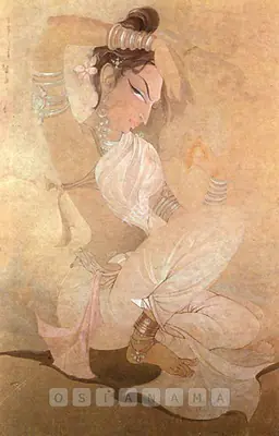 Attributed to Pulin Bihari Dutt (Artist), A Seated Dancer, Painting