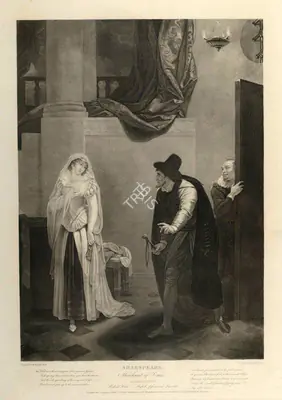 After Robert Smirke (Artist), Merchant of Venice, 1795, Aquatint