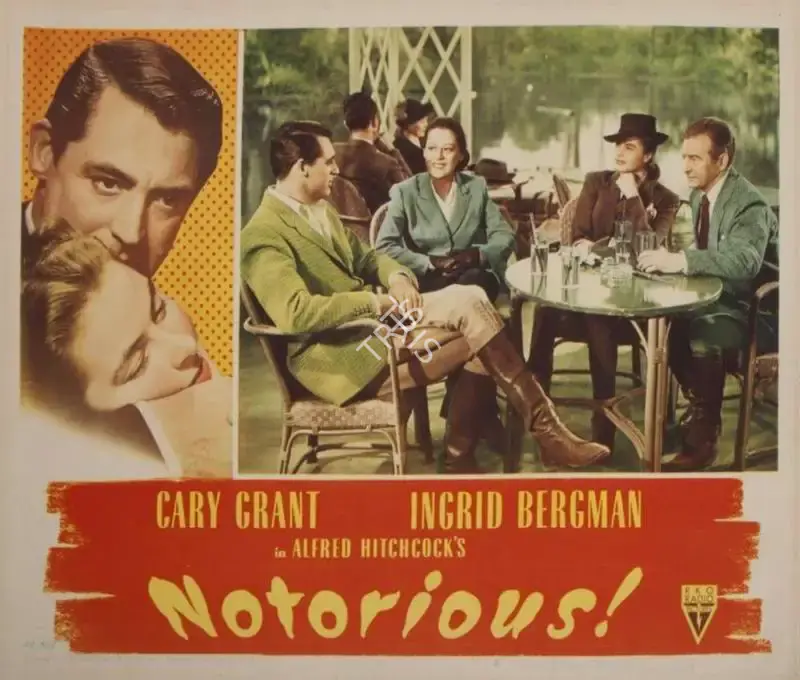 Alfred Hitchcock (Producer), Notorious, 1946, Lobby Card