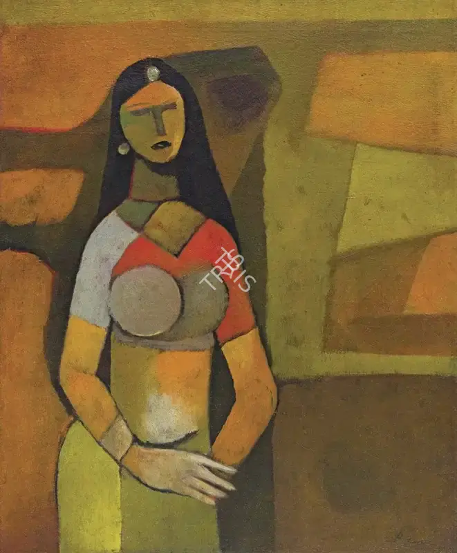 Dasgupta, Bimal (Artist). Untitled, circa 1950 | Painting, AG.Mum/11.03.26, 2026 · Asta Guru