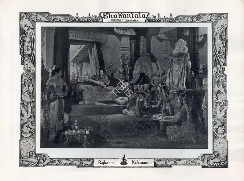 V. Shantaram (Director), Shakuntala, 1943, Photographic Still