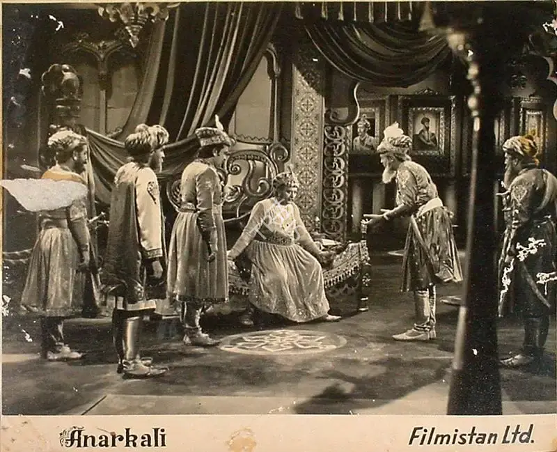 Nandlal Jashwantlal (Director), Anarkali, 1953, Lobby Card