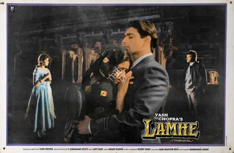 Manmohan Singh (Cinematographer), Lamhe, 1991, Lobby Card