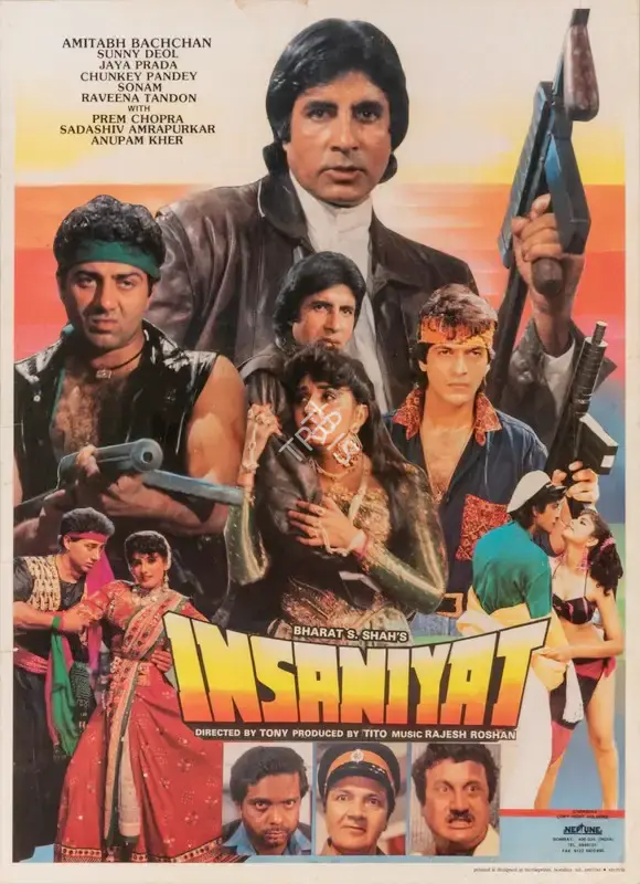 Tito (Producer), Insaniyat, 1994, Full Sheet Poster