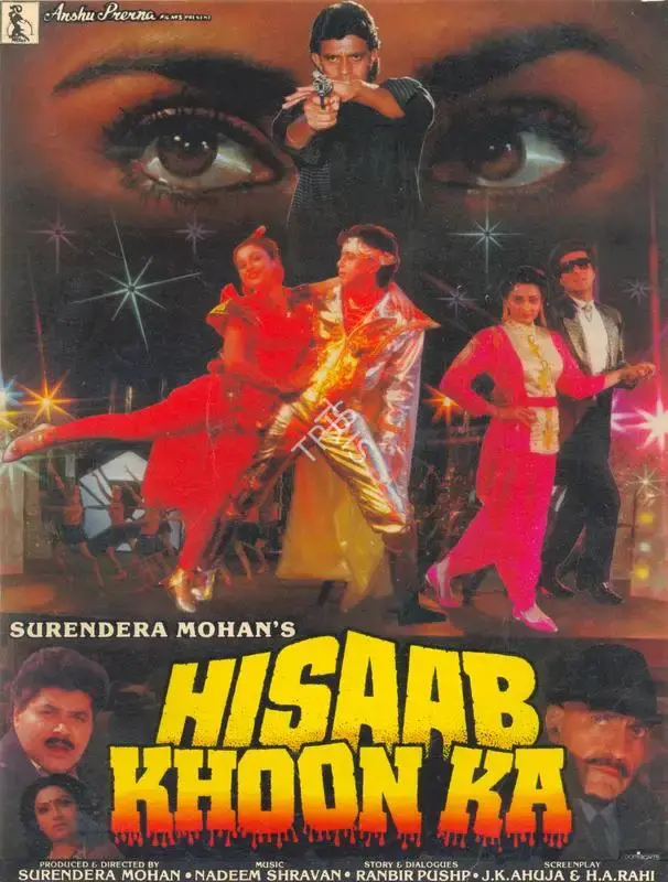 Surendra Mohan (Producer), Hisaab Khoon Ka, 1989, Song-Synopsis Booklet