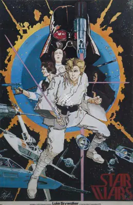 Kurtz, Gary (Producer), Star Wars: A New Hope, 1977 | Poster | CinemaEducation | 00790424