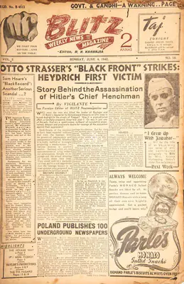 R.K. Karanjia (Editor), Blitz, 1942, Magazine