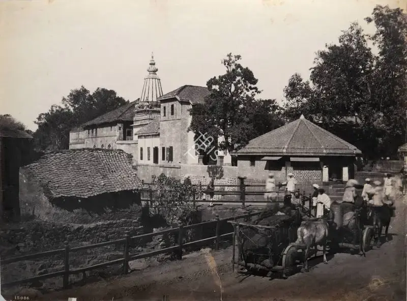 Unknown (Photographer), Poona. In the Village, 1865, Antiquarian Photograph