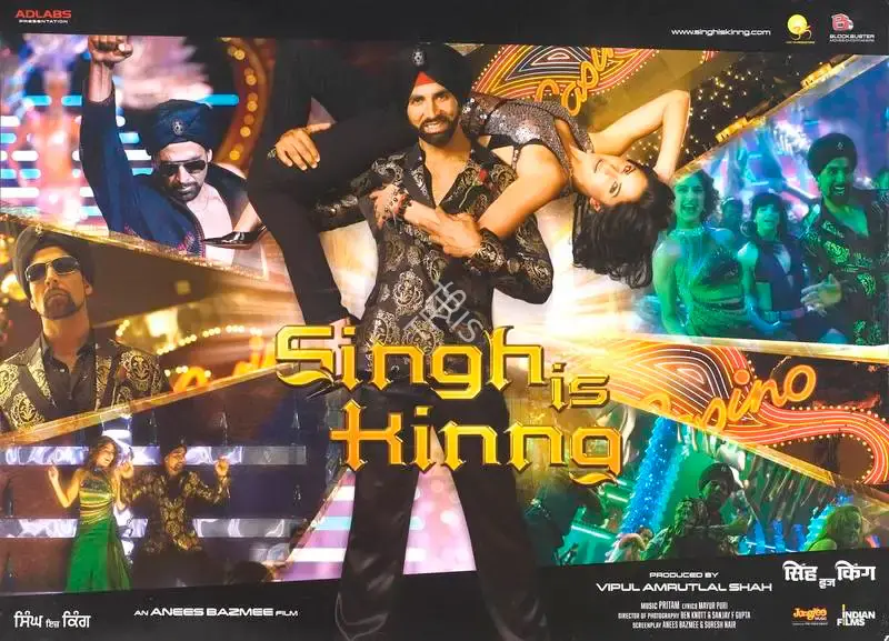 Vipul Amrutlal Shah (Producer), Singh Is Kinng, 2008, Lobby Card
