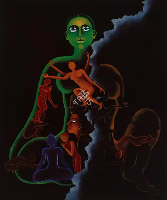 Arpana Caur (Artist), Dharthi, Painting