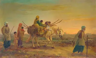 Ustad Allah Bukhsh (Artist), Untitled, 1959, Painting
