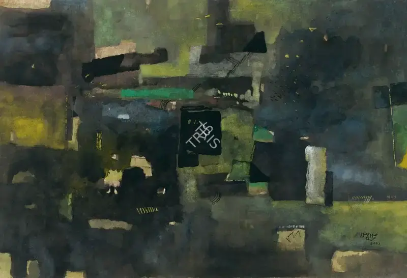 Ganesh&nbsp;Haloi (Artist), Untitled, 2001, Painting