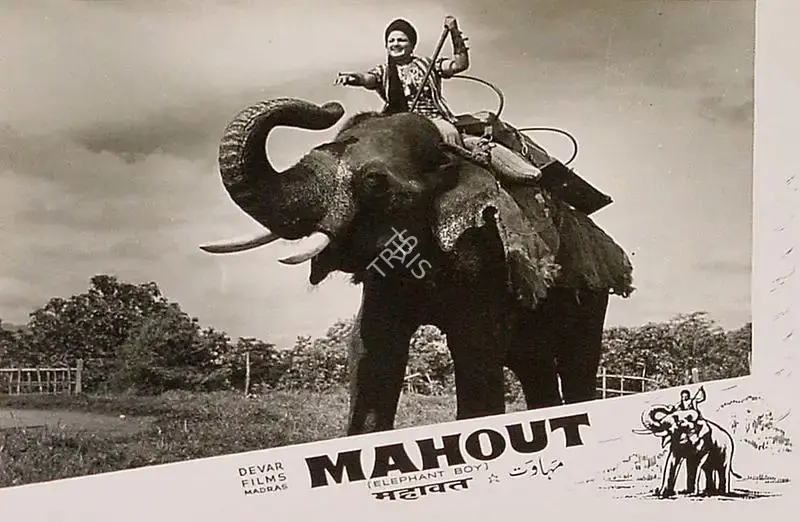 M.A. Thirumugam (Director), Mahout, 1961, Lobby Card
