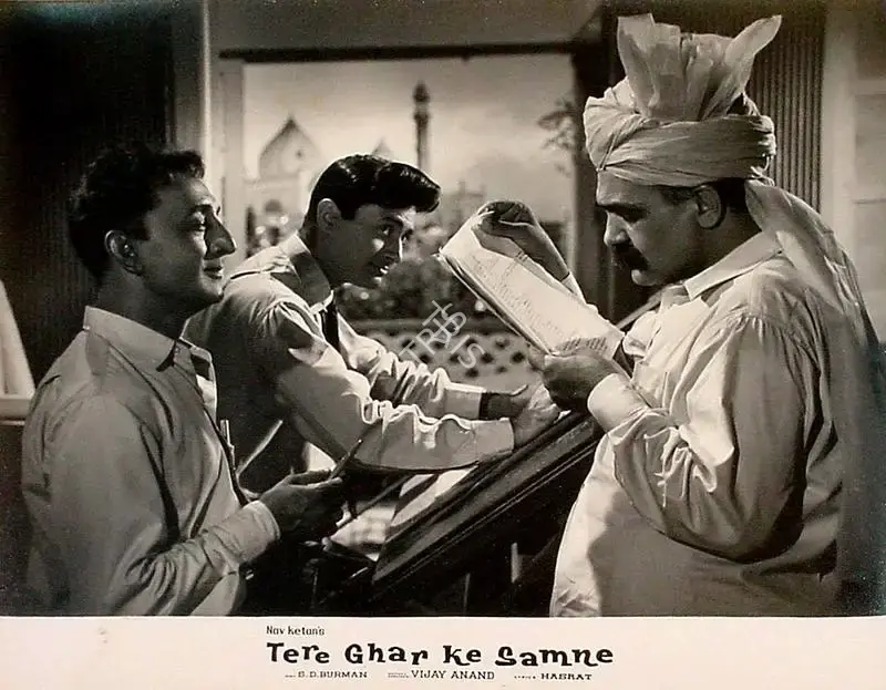 Dev Anand (Producer), Tere Ghar Ke Samne, 1963, Lobby Card