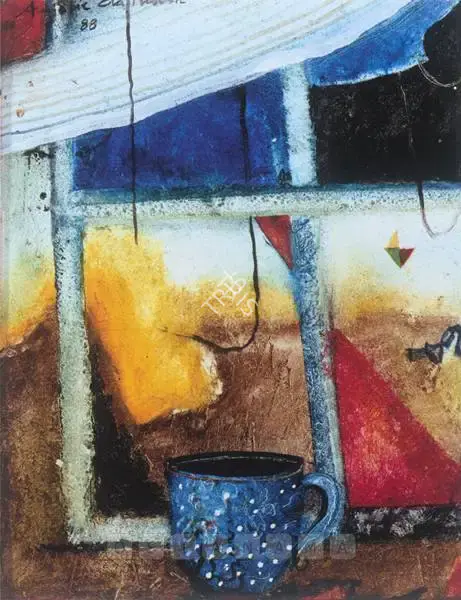 Anjolie Ela Menon (Artist), Untitled, 1988, Painting