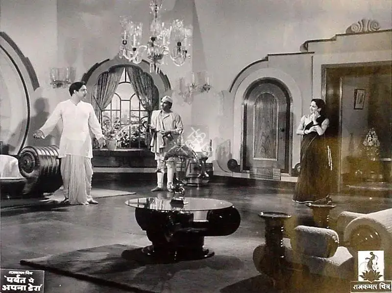 V. Shantaram (Director), Parbat Pe Apna Dera, 1944, Lobby Card