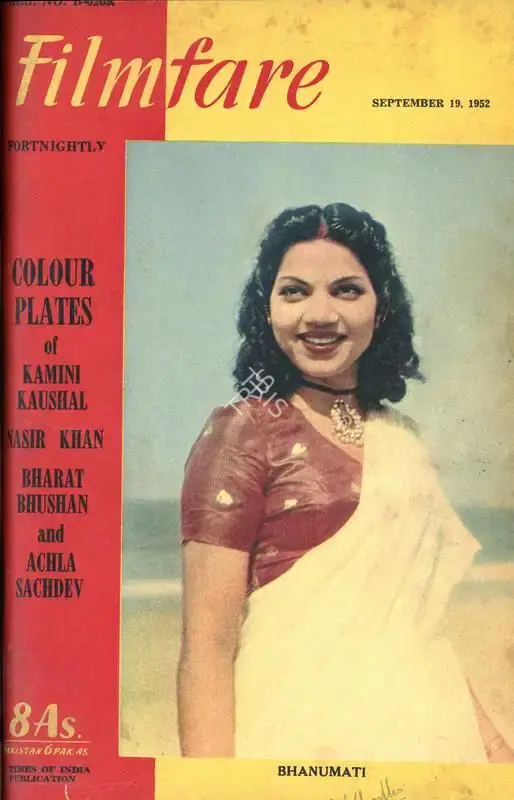 Frank Moraes (Editor), Filmfare, 1952, Magazine