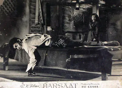 Jal Mistry (Cinematographer), Barsaat, 1949, Lobby Card