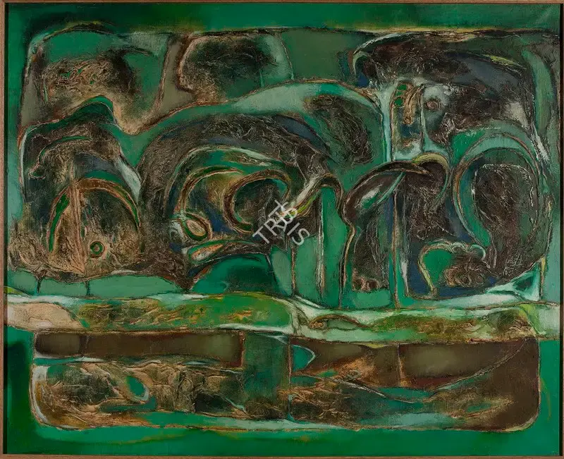 G.R. Santosh (Artist), Untitled, 1960, Painting