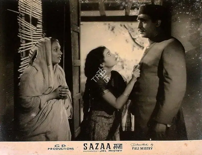 G.P. Sippy (Producer), Sazaa, 1951, Lobby Card