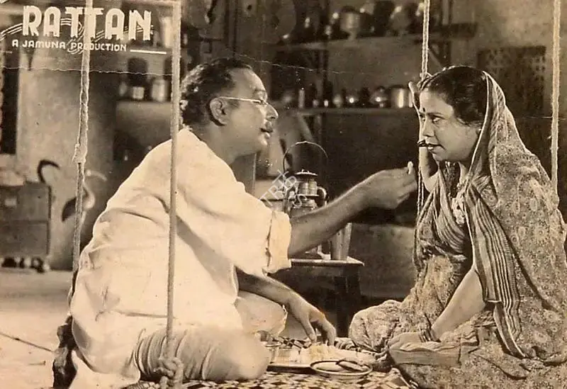 Dwarka Divecha (Cinematographer), Rattan, 1944, Lobby Card