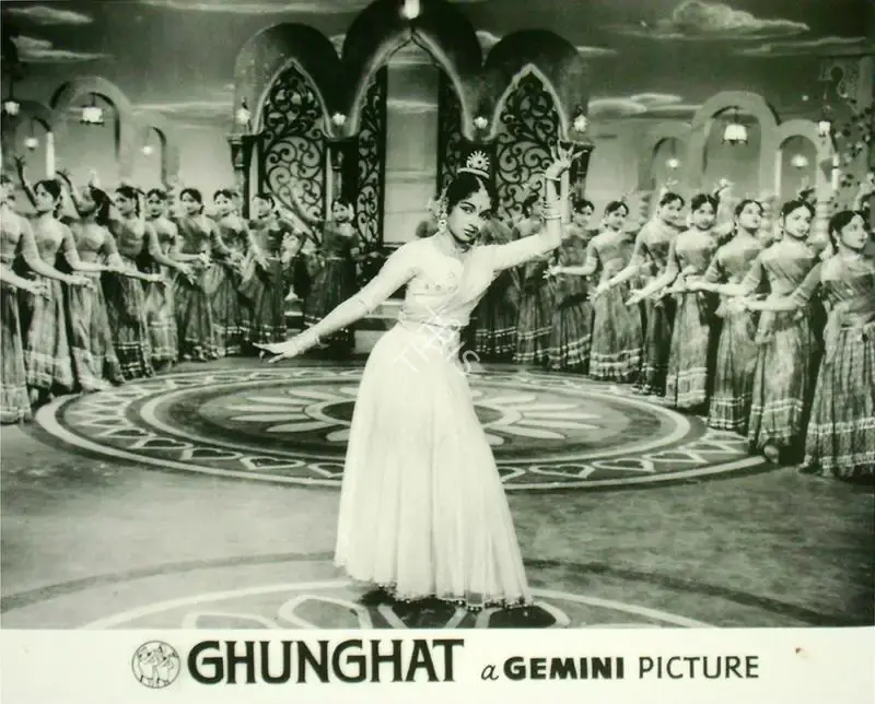 Ramanand Sagar (Producer), Ghungat, 1960, Lobby Card