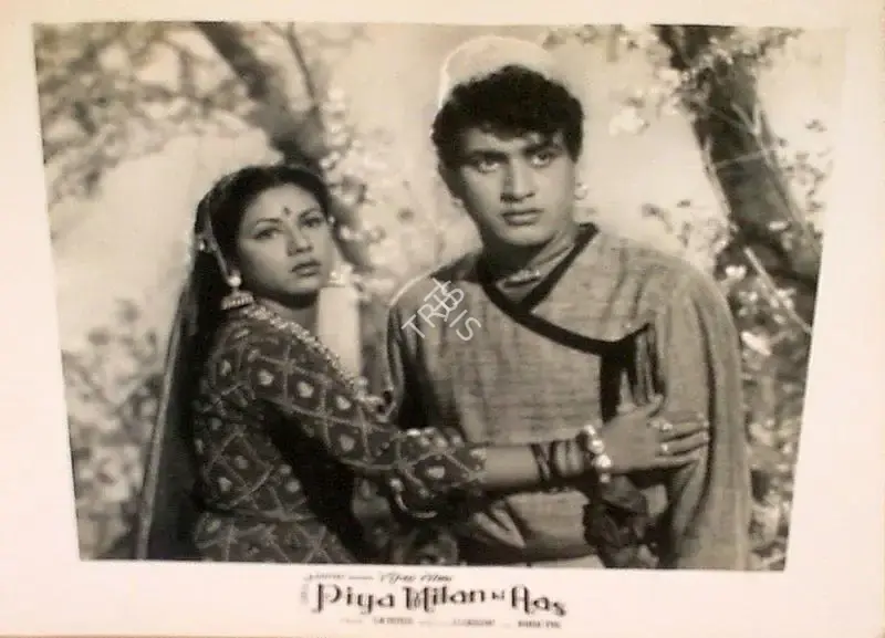 Russi Billimoria (Cinematographer), Piya Milan Ki Aas, 1961, Lobby Card