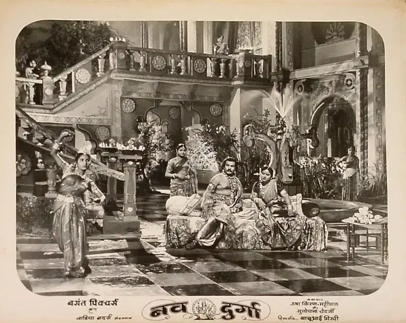 Homi Wadia (Producer), Nav Durga, 1953, Lobby Card