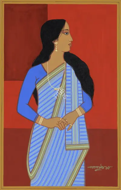 Lalu Prasad Shaw (Artist), Untitled, 2015, Painting